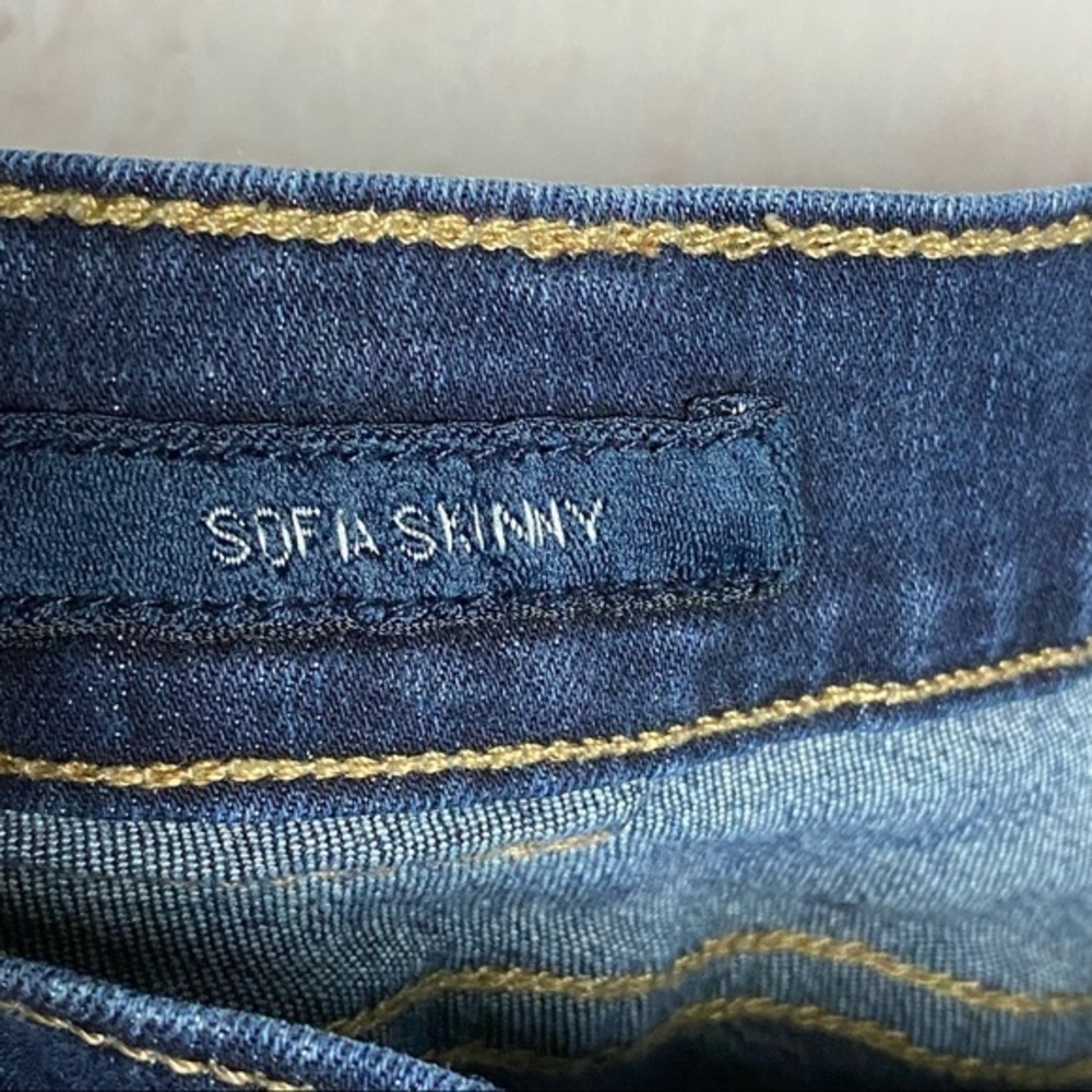 LUCKY BRAND Dark Blue Super Skinny Ankle Jeans - Picture 7 of 9